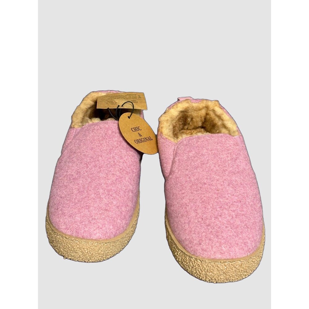 Merrimac Wool Felt Slippers - Women's US 9-10/EU 40-41 Puce Pink - NEW with Tags